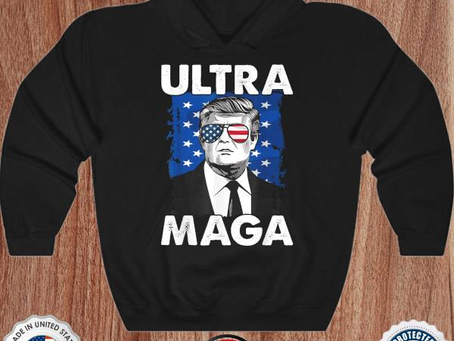 Retro grunge ultra maga Trump usa flag anti biden patriotic shirt