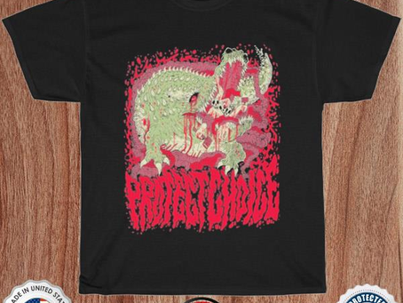 Zombie Shark Protect Choice T-Shirt