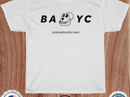 Bored ape yacht club degenerates only shirt