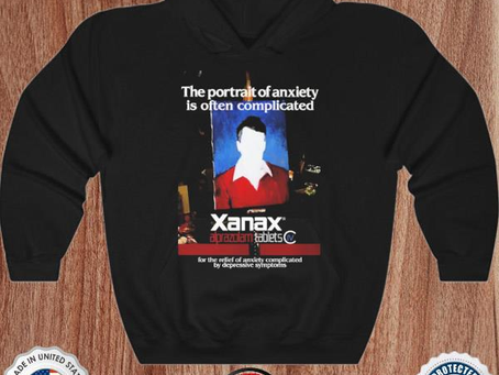 The portrait of anxiety is often complicated shirt