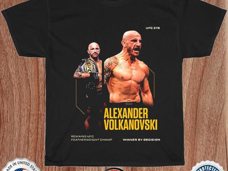 Ufc 276 alexander volkanovski remains ufc featherweight champions winner shirt