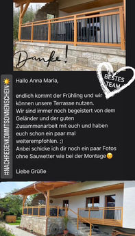 Super schöne Kunden Email - dank unserem SUPER TEAM !!!