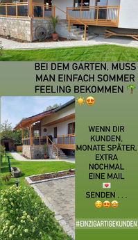 Bei dem Garten MUSS man einfach Sommer Feeling bekommen . . _