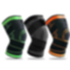 Miniatura: KneeGuard Pro™ – Joelheira de Compressão Ajustável com Suporte Profissional
