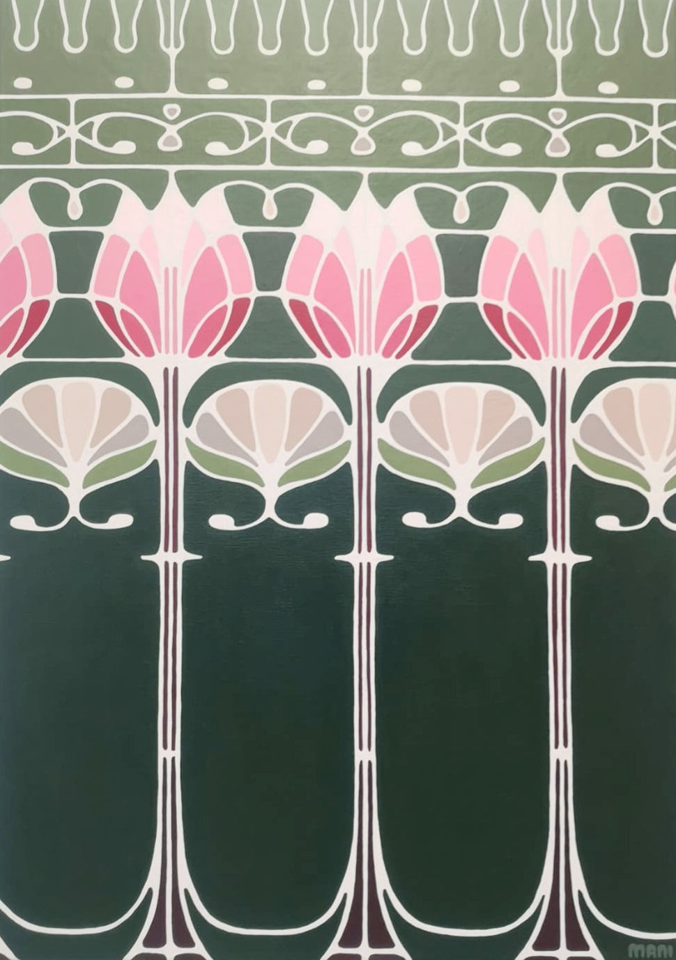 Update Painting by Max Niederköppern - MANI - Abstract Artist Berlin