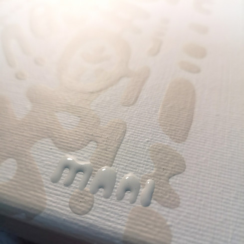 Monochrome Calligraphy - Silent Signs on Ivory - Process 4 - Max Niederköppern 2026