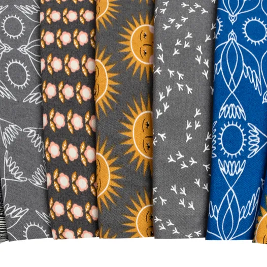 Thumbnail: Birdsong Fat Eighths Bundle GINGIBER Moda Fabrics