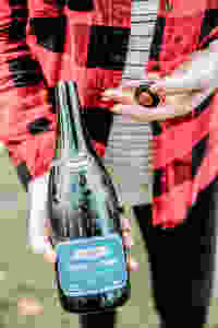 sonoma grape girl, audra tavelli, wine blogger, sonoma county blogger, champagne, sparkling wine, domaine carneros, domaine carneros sparkling wine, domaine carneros brut, saber sparkling wine, saber champagne, sabering, how to saber with a butter knife, how to saber sparkling wine with a butter knife, domaine carneros, domaine carneros brut, brut, champagne, sparkling wine, carneros, napa, napa valley