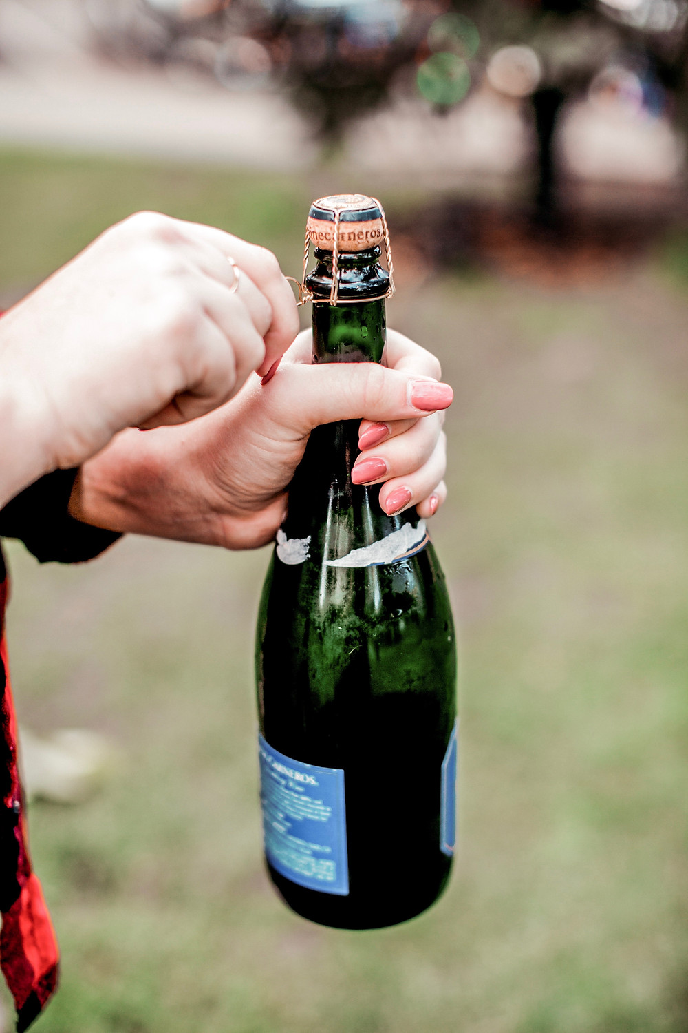 sonoma grape girl, audra tavelli, wine blogger, sonoma county blogger, champagne, sparkling wine, domaine carneros, domaine carneros sparkling wine, domaine carneros brut, saber sparkling wine, saber champagne, sabering, how to saber with a butter knife, how to saber sparkling wine with a butter knife