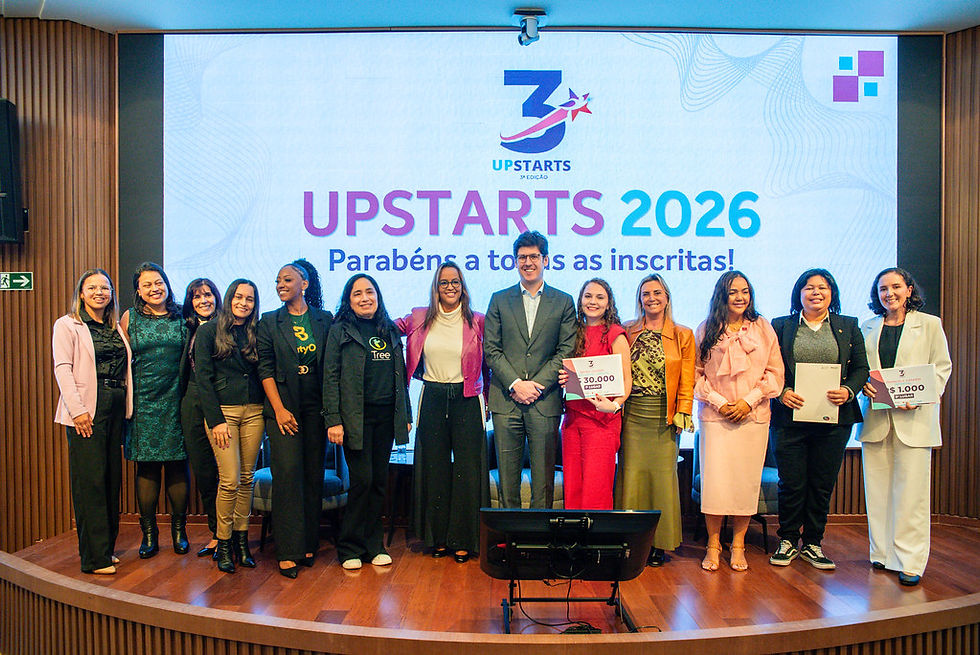 Cerimônia de premiação UpStarts 2026