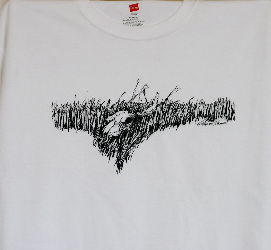 Untitled Skull In Grass T-Shirt