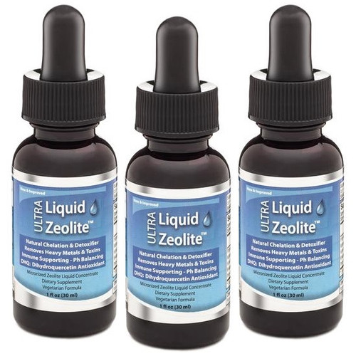 ULTRA Liquid Zeolite™ 30ml ウルトラ 液体ゼオライト (DHQ入り) 3本 zeolitejapan