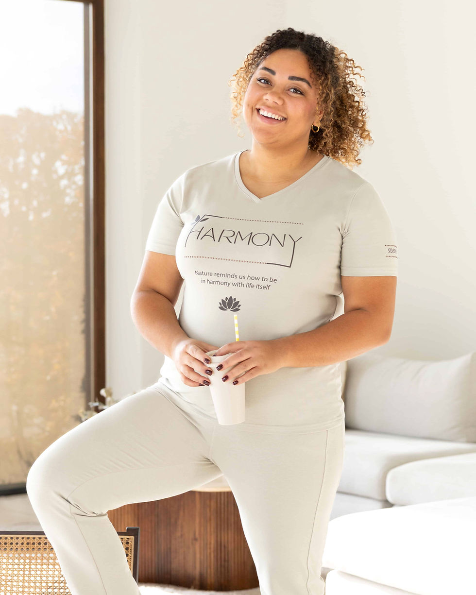 Thumbnail: T-shirt Dames Premium - Super stretch - Print op de voorzijde