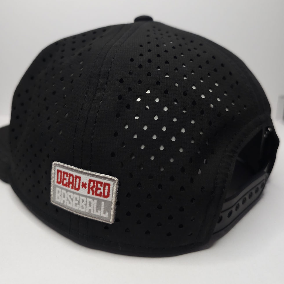 Thumbnail: Dead Red Baseball Adult PVC Logo Hat