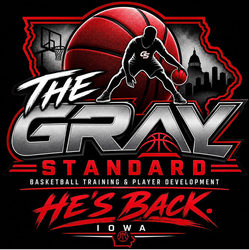 Basketball training logo for The Gray Standard