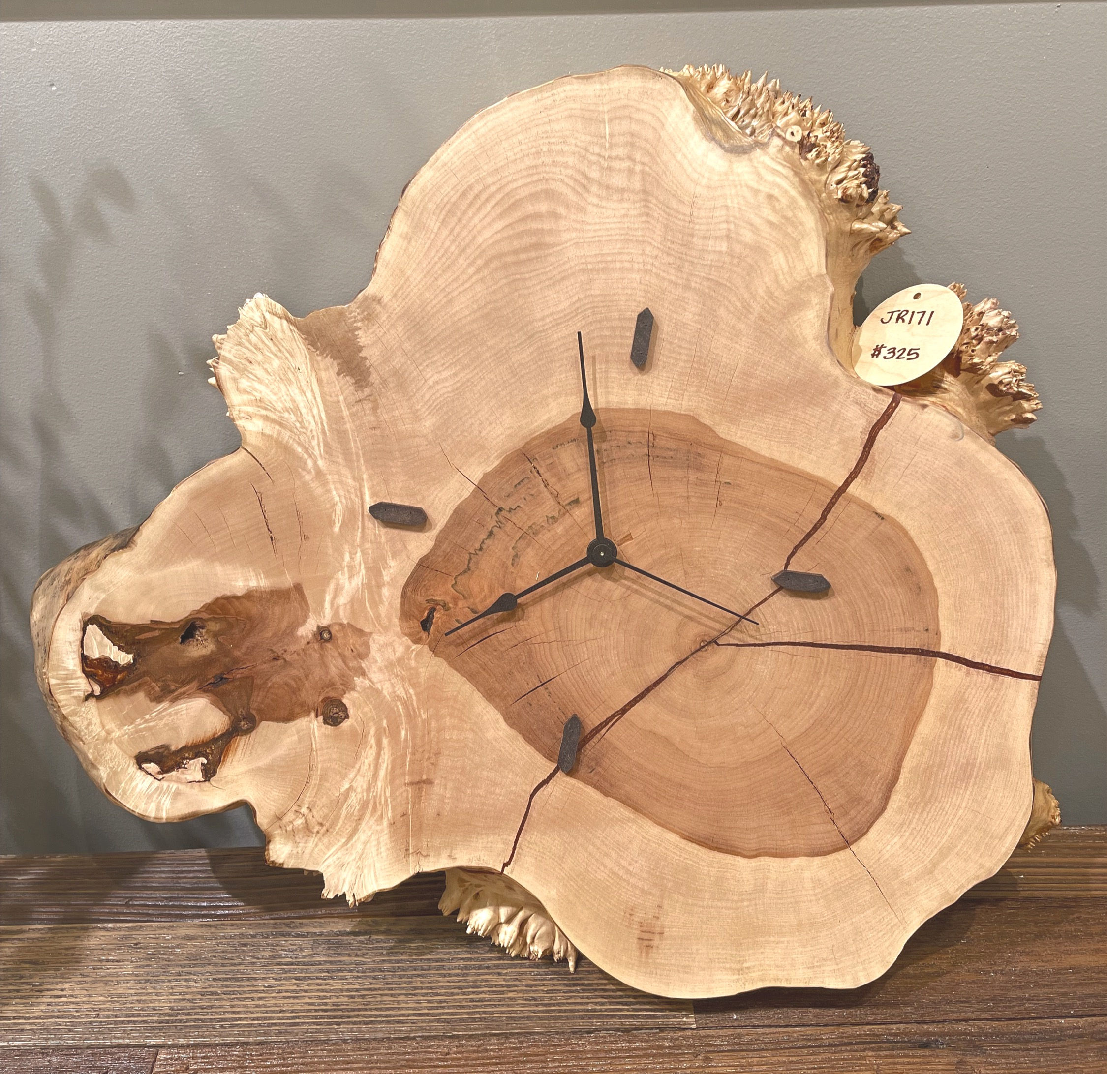 Burl Clock