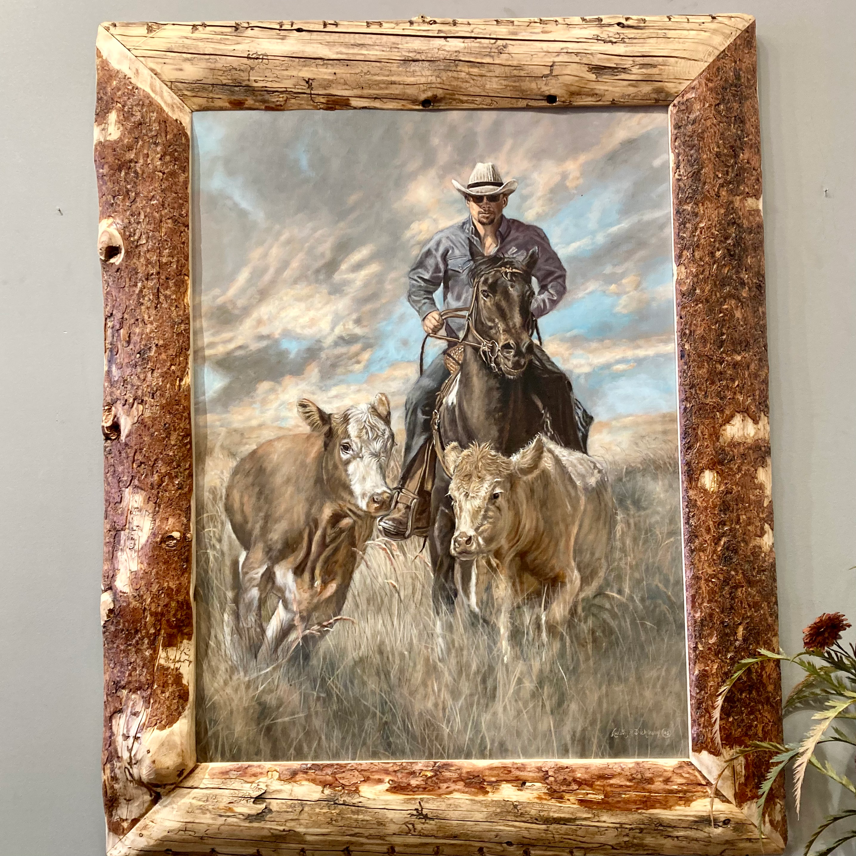 Head 'Em Up | Oil on Canvas | Judith Dickinson
