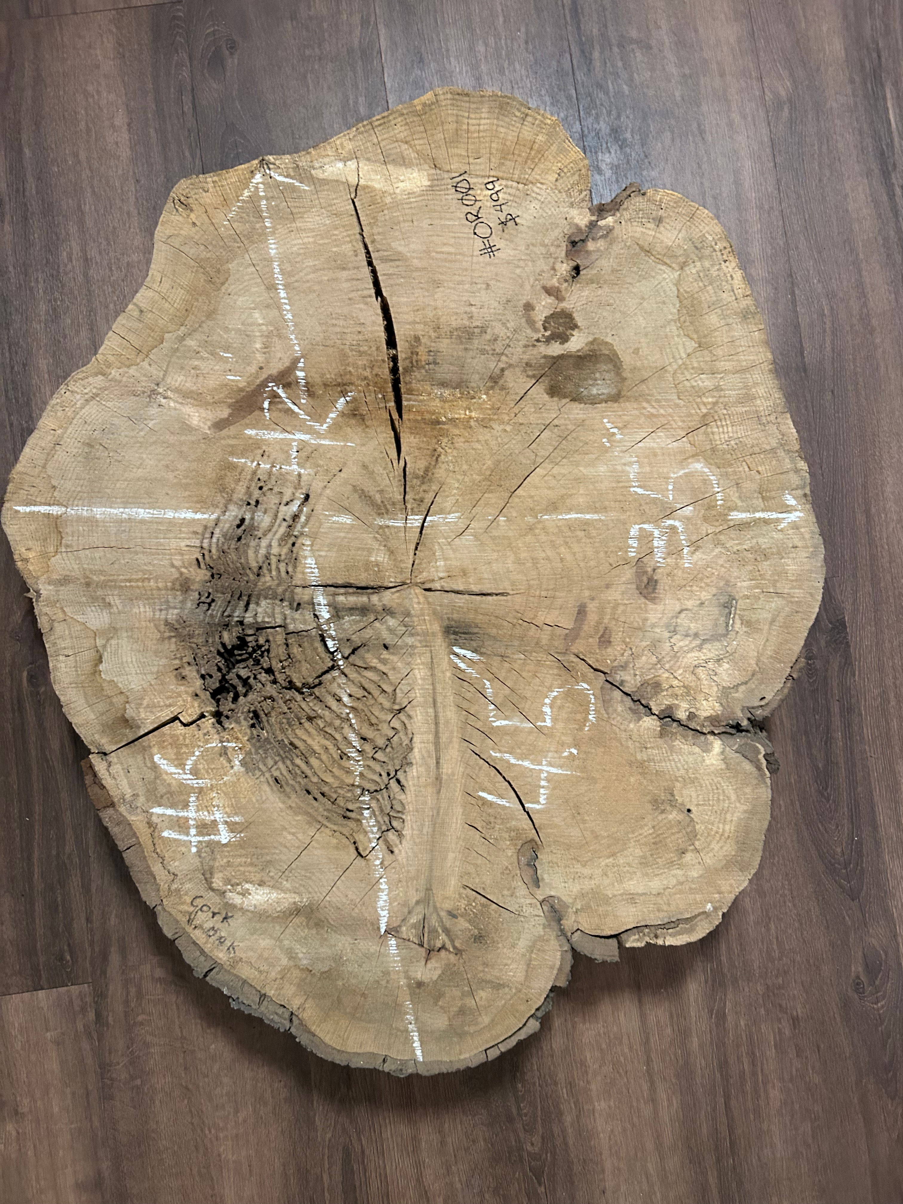 Oak Round #OR001 (42" x 35" x 4.5")