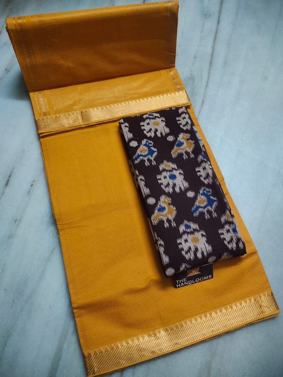 Thumbnail: MANGALAGIRI PURE HANDLOOM COTTON BY COTTON SAREES