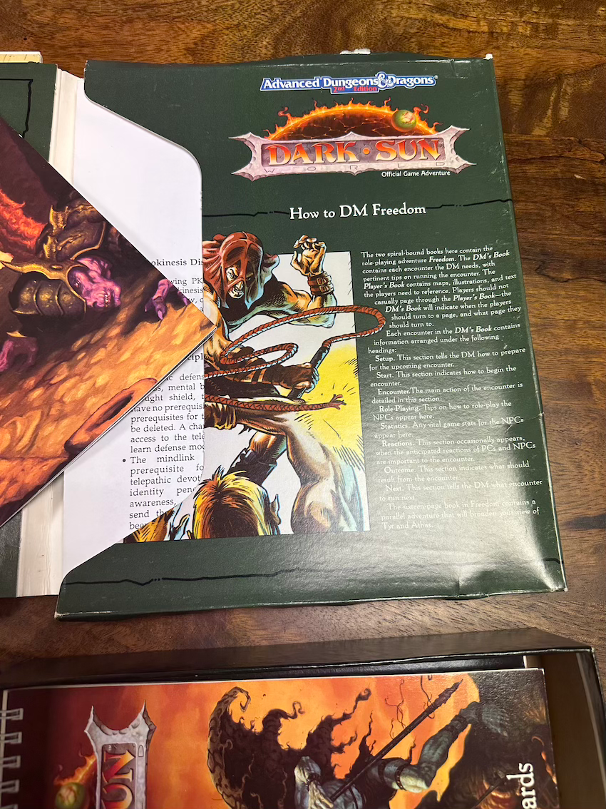 Thumbnail: Dark Sun - Freedom - Slave Tribes - Roleplaying GameBundle - TSR