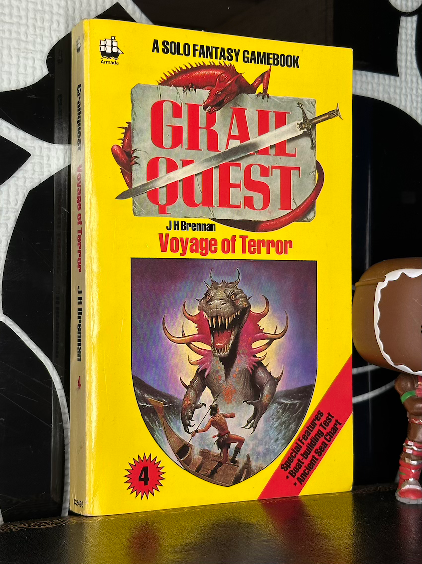 J H Brennan - Grail Quest Gamebook 4 - Voyage of Terror - 1985
