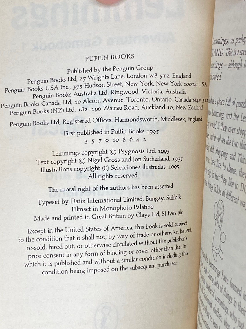 Thumbnail: Lemmings Adventure Gamebook 1 - The Genesis Quest