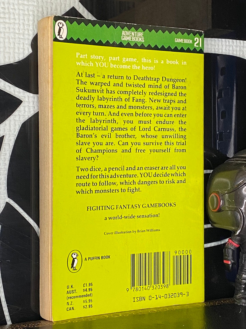 Thumbnail: Fighting Fantasy 21 - Trial of Champions 1986 - 1st Edition