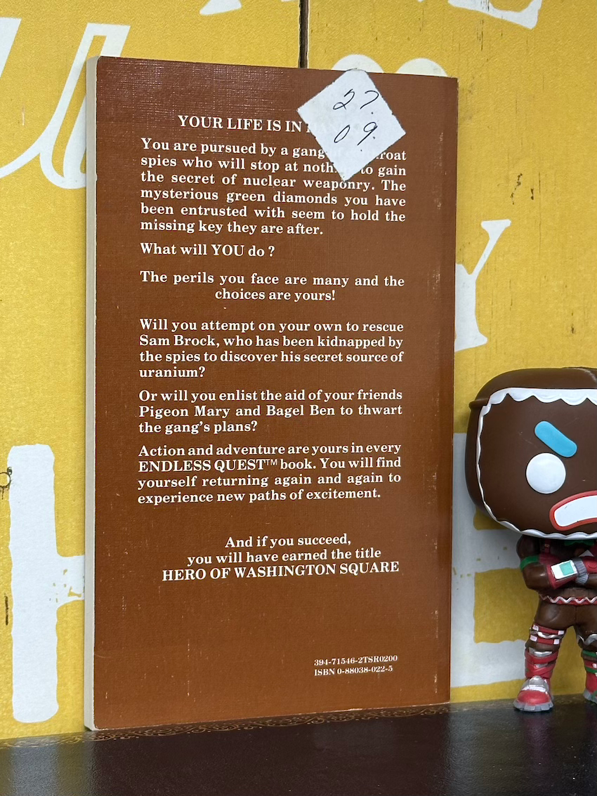 Thumbnail: Endless Quest: Series One - Hero of Washington Square - 1983