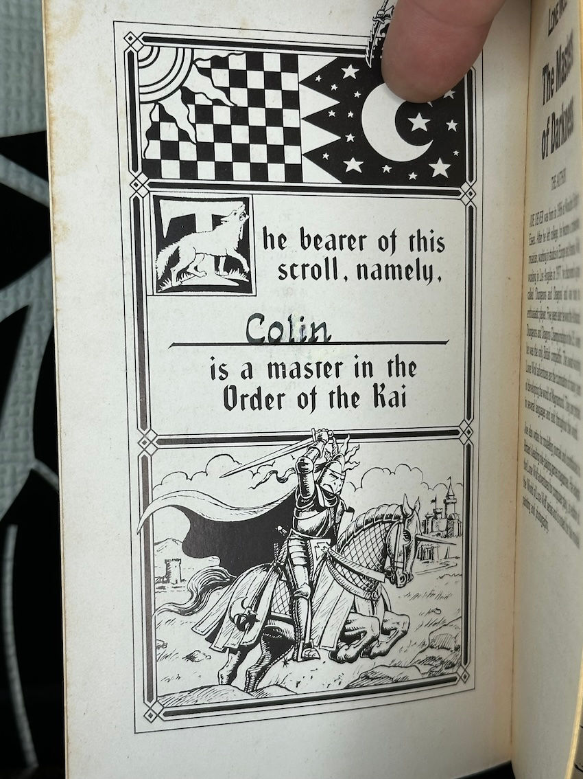Thumbnail: Joe Dever - Lone Wolf - Magnakai Series - The Masters of Darkness - 1988
