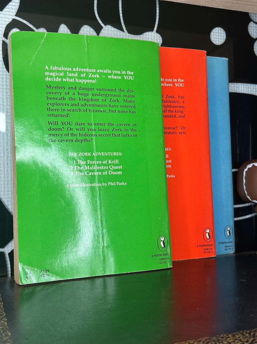 Thumbnail: S Eric Meretzky - Zork Trilogy (3 Books) - Infocom Book