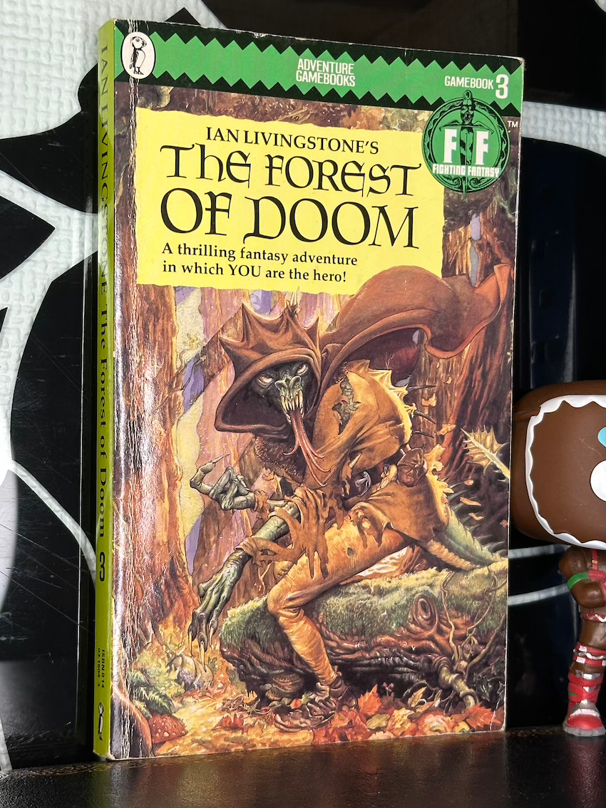 Fighting Fantasy 03 - The Forest of Doom 1983 - Green Banner