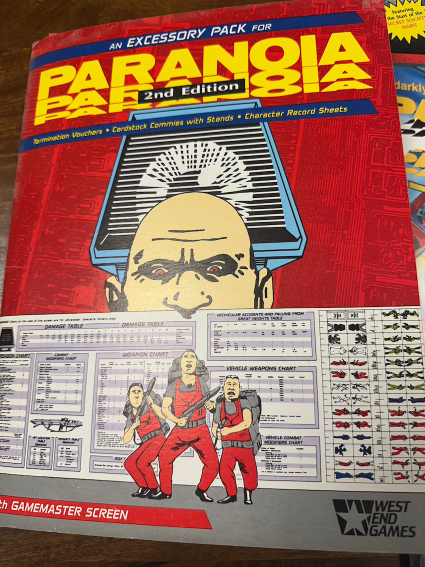 Thumbnail: Paranoia Roleplaying Game Bundle - West End Games