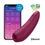 Thumbnail: Satisfyer - Curvy +1 -  App controlled Air Pulse Clitoral Vibrator - Rose Red