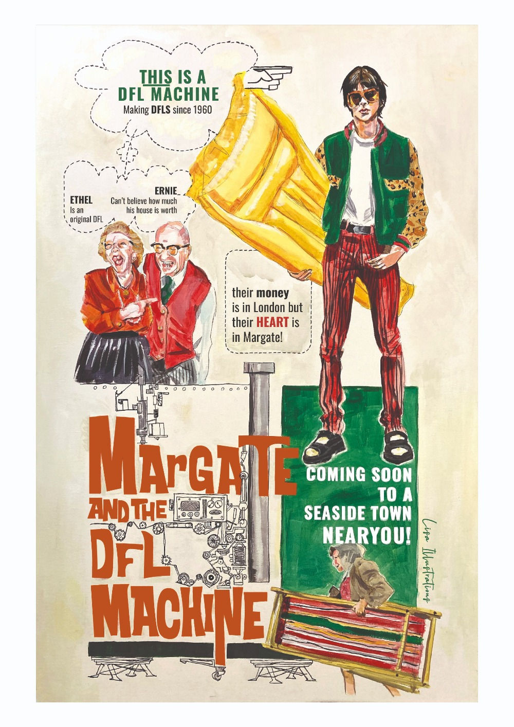 Margate & the DFL Machine giclee print