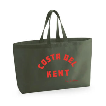 Costa del Kent, seaside bag, XL tote, Lisaillustrations, margate merch