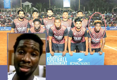 COVID-19  PRENDE JOGADOR DE FUTEBOL DO GANA NO AEROPORTO DE MUMBAI NA ÍNDIA POR DOIS MESES
