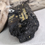 Miniature : Tourmaline noire, bloc de tourmaline noire brute naturelle, pierre contre énergies négatives