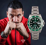 Zlatan Ibrahimović and his Rolex Hulk