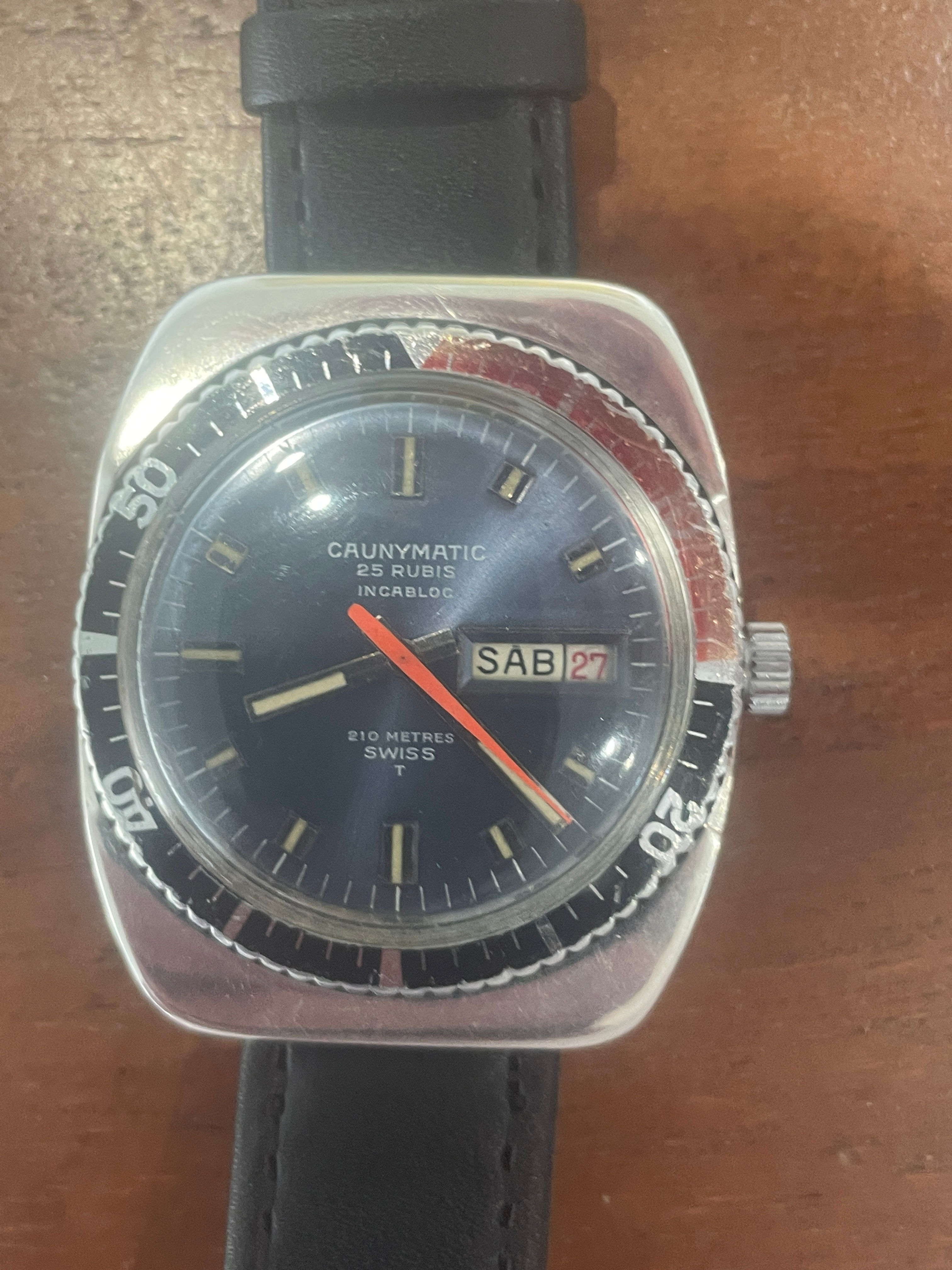 Vintage CaunyMatic Automatic Diver Watch