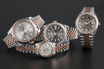 3 Rolex DateJusts in different styles