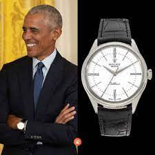 President Obama in his Rolex Cellini