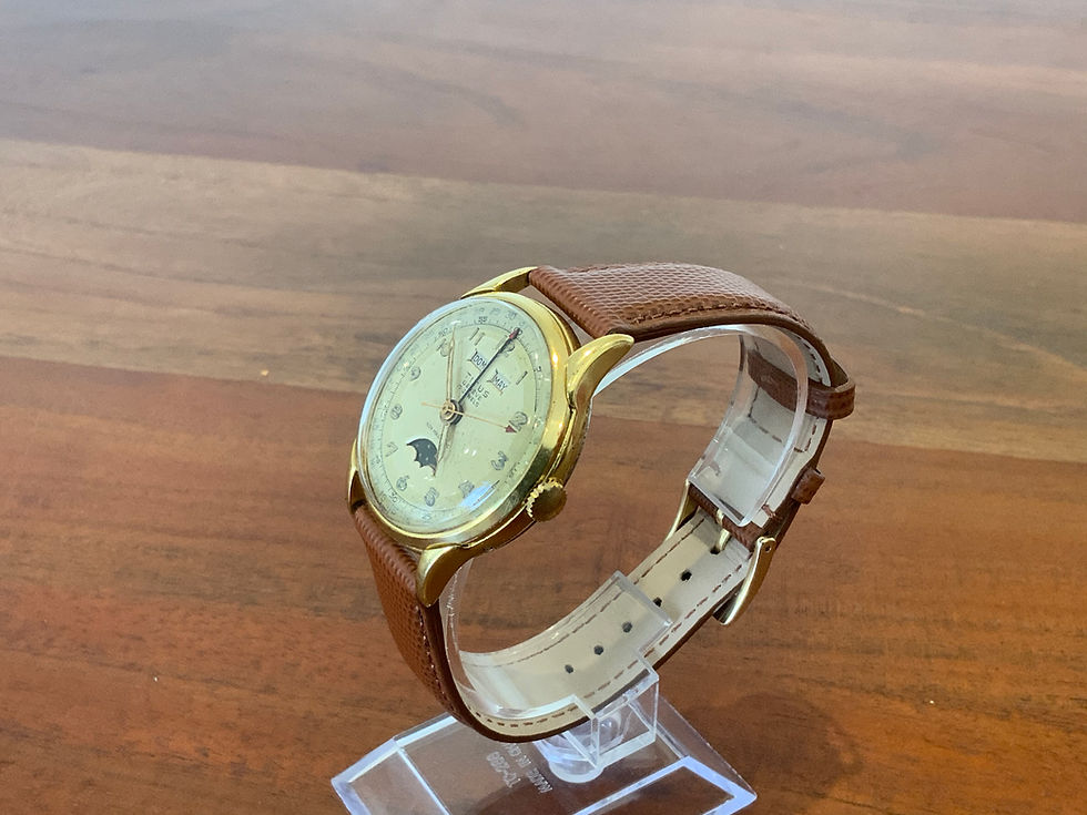 Vintage  Titus Triple Date Moonphase Watch 