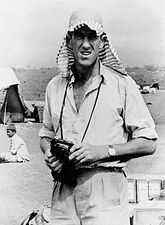 Edmund Hillary in his, now vintage, Rolex Explorer