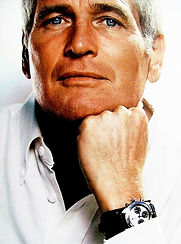 Paul Newman wearing his Rolex Daytona