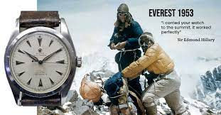 Edmund Hillary conquered Everest wearing a Rolex Explorer