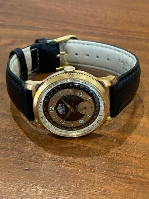 Thumbnail: Vintage Philippe Day Date with pointer Watch 