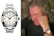 James May from Top Gear fame wearing a Rolex Explorer II
