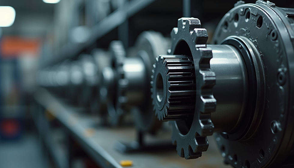 10-speed transmission gear assembly at Coleman Taylor Transmissions repair shop in St. Peter's, MO
