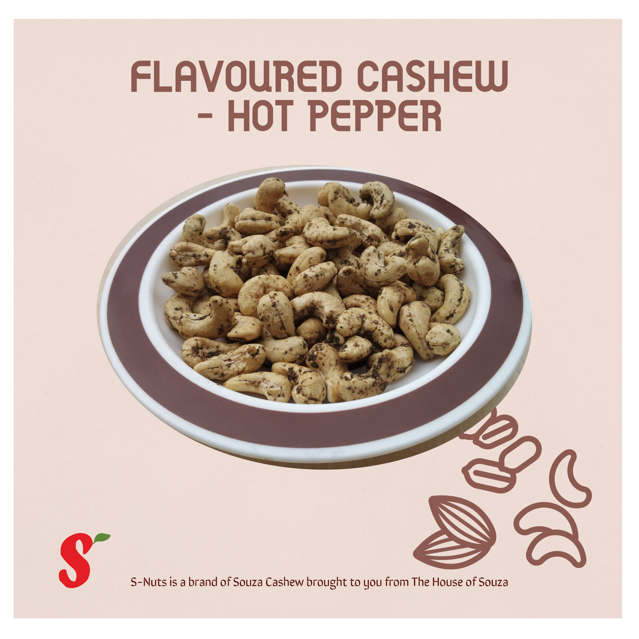 Flavoured Cashew - Hot Pepper