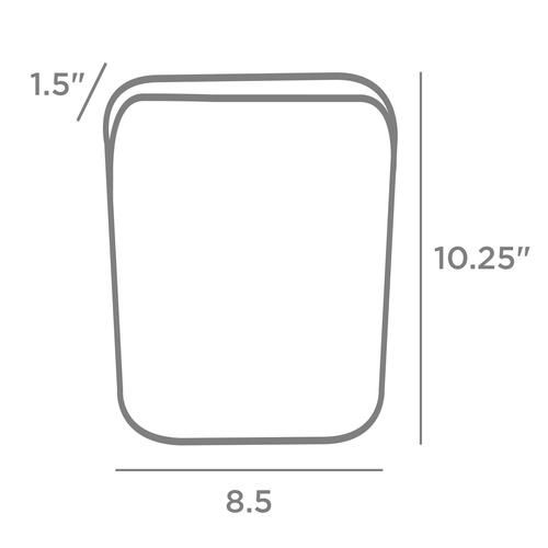 Thumbnail: Stasher: Reusable Silicone Half Gallon Bag - (Clear or Aqua)